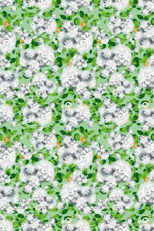 绿叶印花华亿平台图片