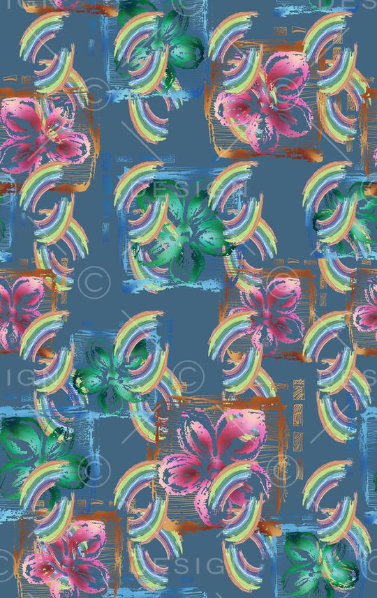 抽象印花华亿平台图片