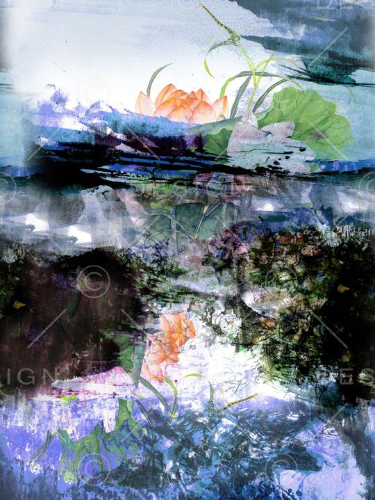 油画花卉印花华亿平台图片