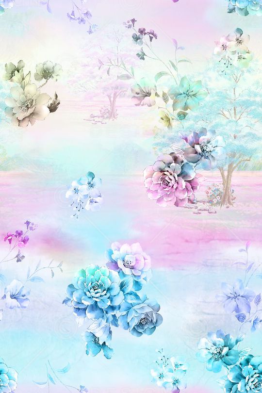 牡丹印花华亿平台图片