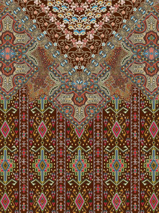 民族风印花华亿平台图片