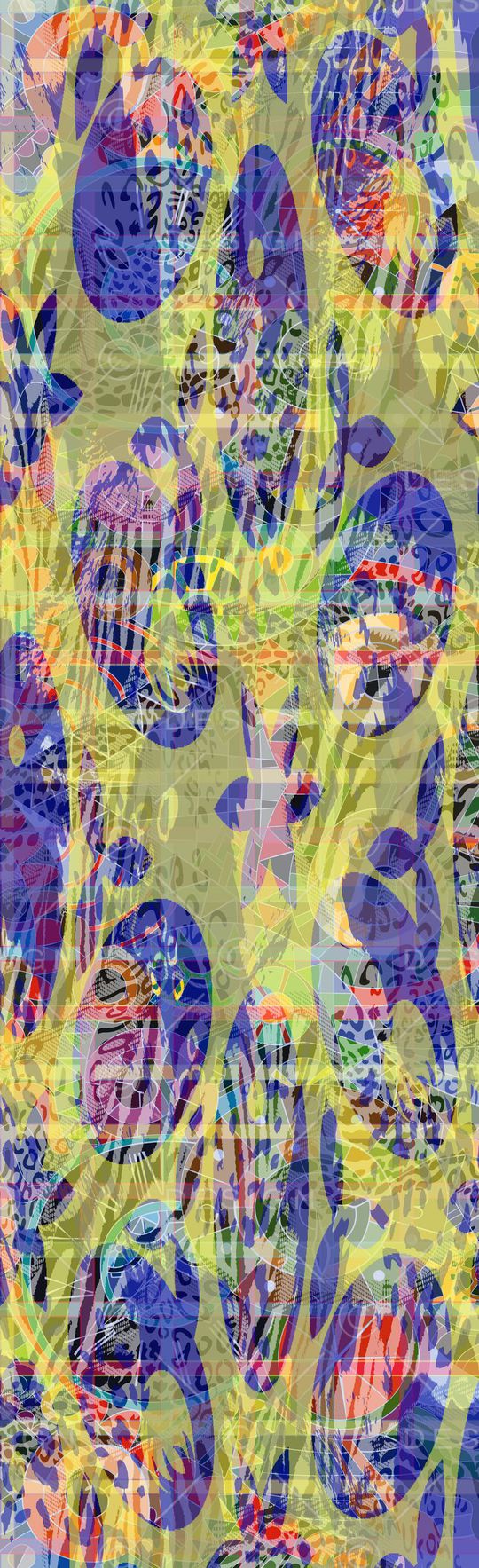 豹纹长巾印花华亿平台图片