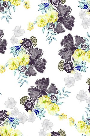 牡丹印花华亿平台图片