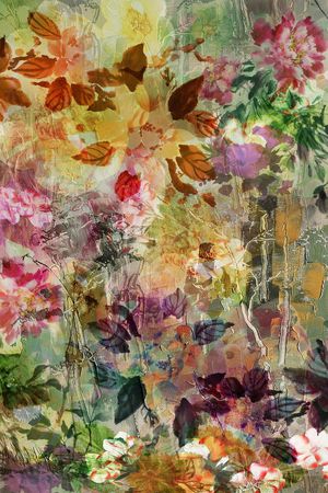 复古油画印花华亿平台图片