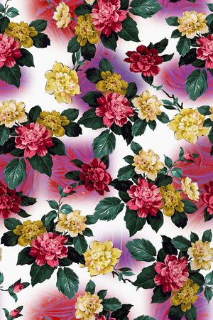 水彩印花华亿平台图片