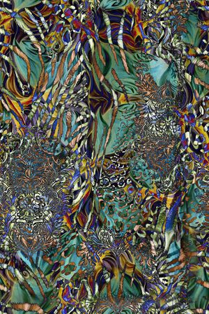 几何印花华亿平台图片