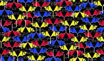 624648-彩色风筝--黑