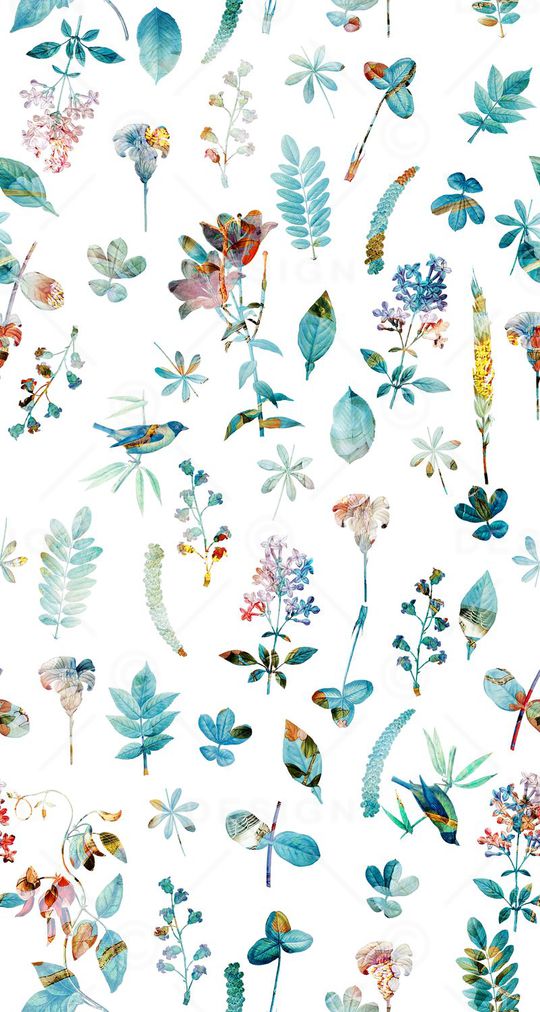 植物印花华亿平台图片