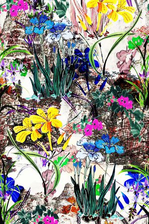 中国风印花华亿平台图片