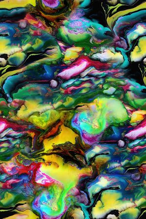 抽象印花华亿平台图片