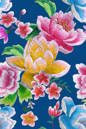 绣花印花华亿平台图片