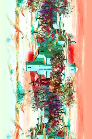 油画花卉印花华亿平台图片