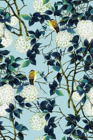 鸟印花华亿平台图片