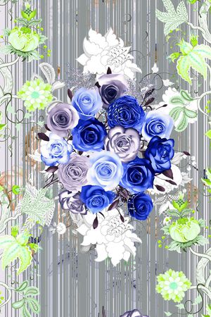 玫瑰印花华亿平台图片