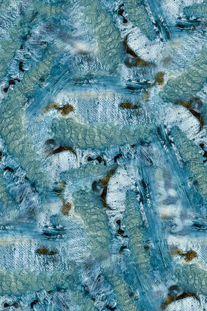 时尚抽象手绘油画数码印花印花华亿平台图片