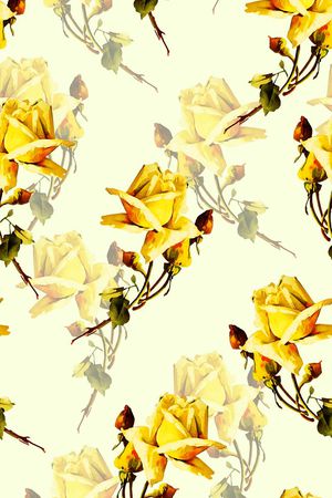 复古欧式大花印花华亿平台图片