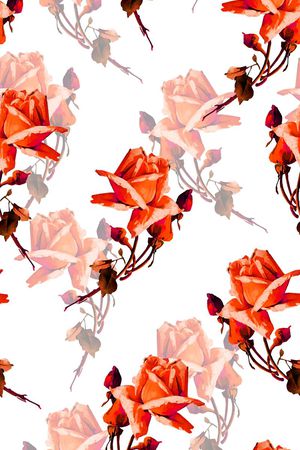 复古欧式大花印花华亿平台图片