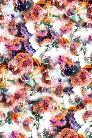 时尚抽象纹理太空纹理数码印花印花华亿平台图片