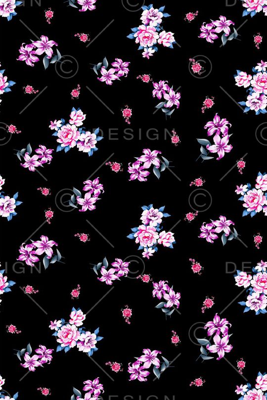 小碎花印花华亿平台图片