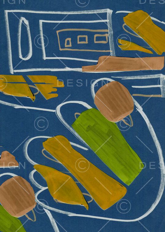 抽象印花华亿平台图片