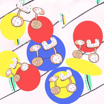 几何印花华亿平台图片