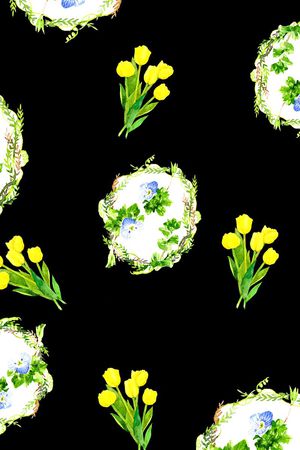 花环印花华亿平台图片