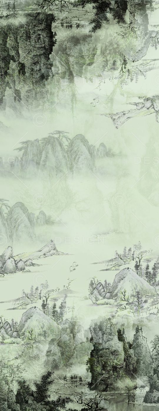 松树印花华亿平台图片