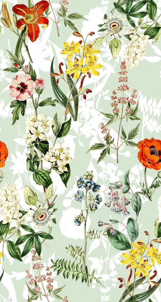 植物印花华亿平台图片