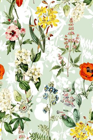 植物印花华亿平台图片