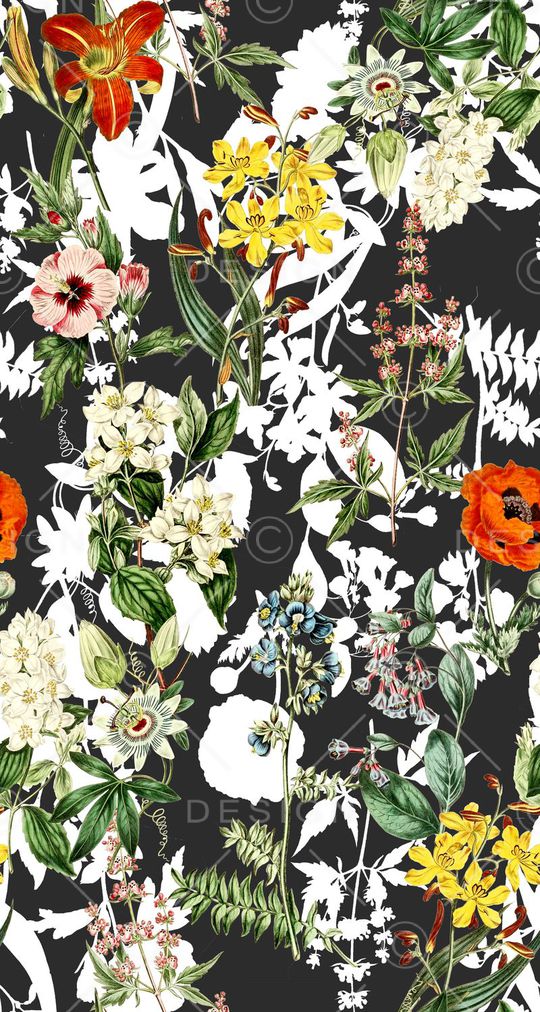 植物印花华亿平台图片