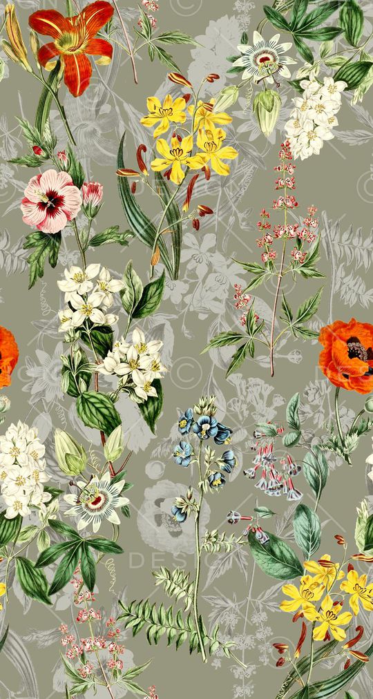 植物印花华亿平台图片