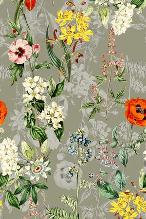 植物印花华亿平台图片