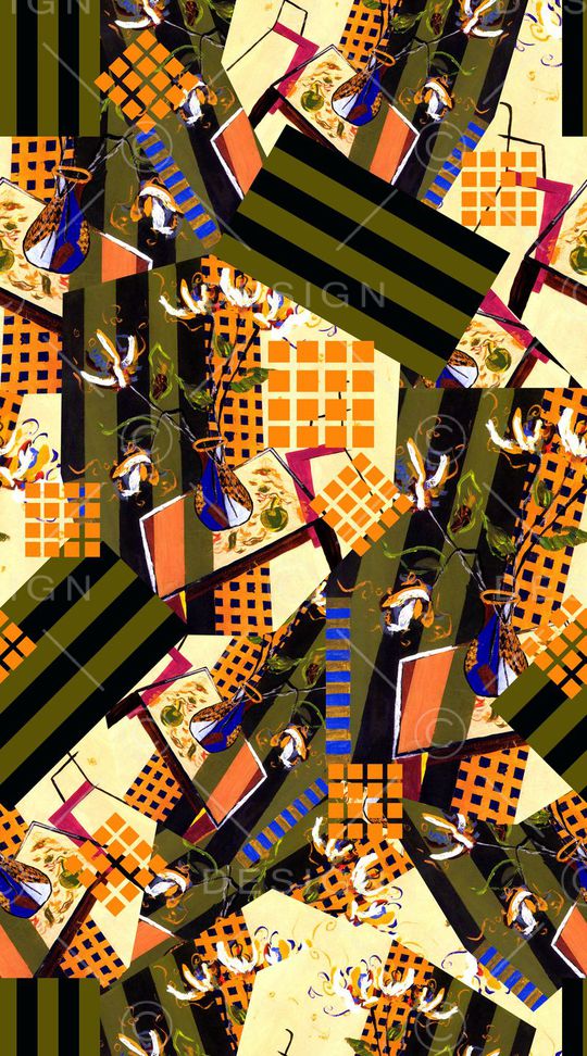 几何印花华亿平台图片