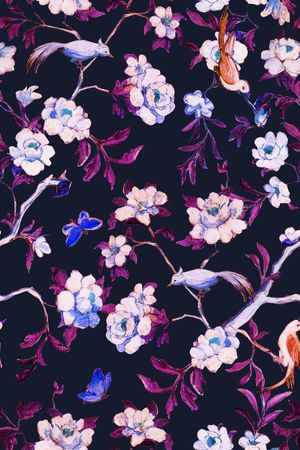 复古印花华亿平台图片