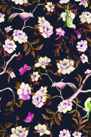 复古印花华亿平台图片