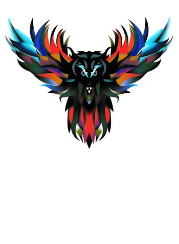 抽象动物印花华亿平台图片