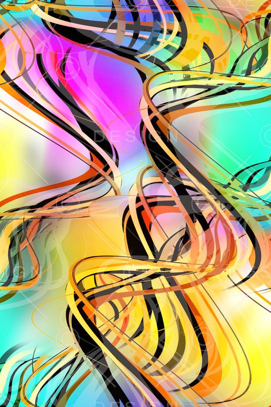 抽象印花华亿平台图片