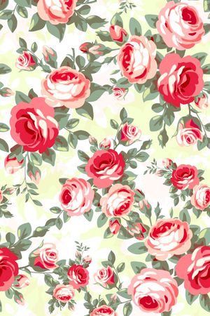 清爽花卉印花华亿平台图片