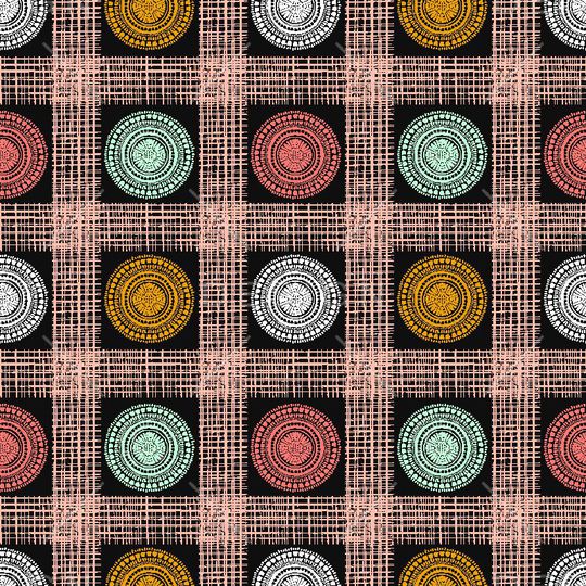 方格印花华亿平台图片