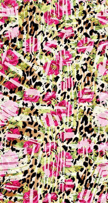 625294-时尚几何 花卉 花朵--2