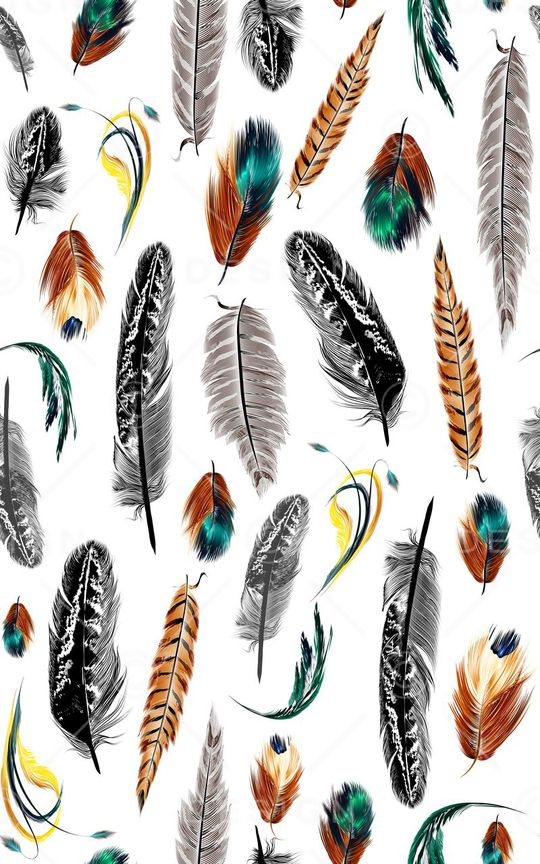 羽毛印花华亿平台图片