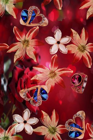 水彩印花华亿平台图片