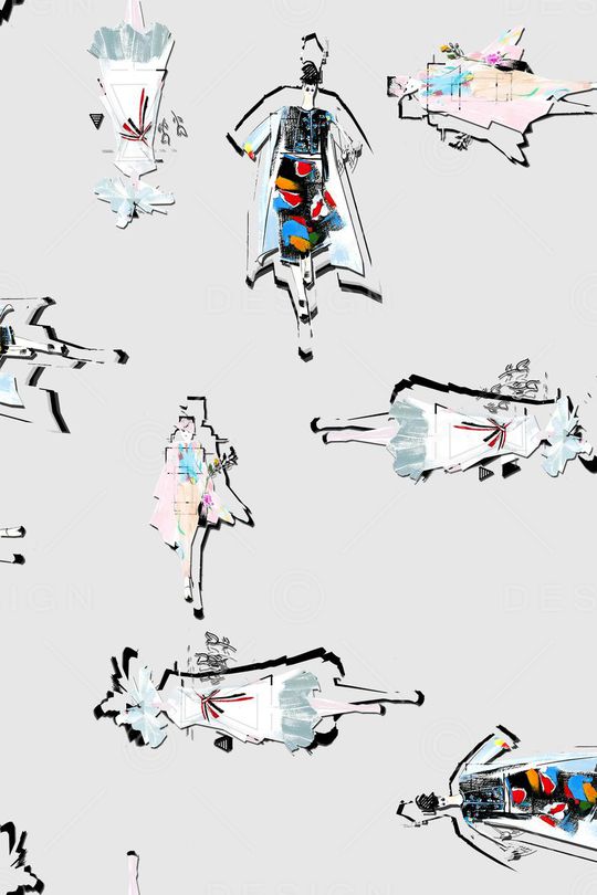 人物印花华亿平台图片