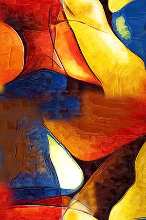 数码几何印花华亿平台图片