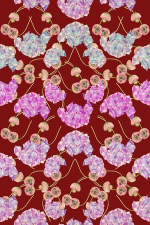 小碎花印花华亿平台图片