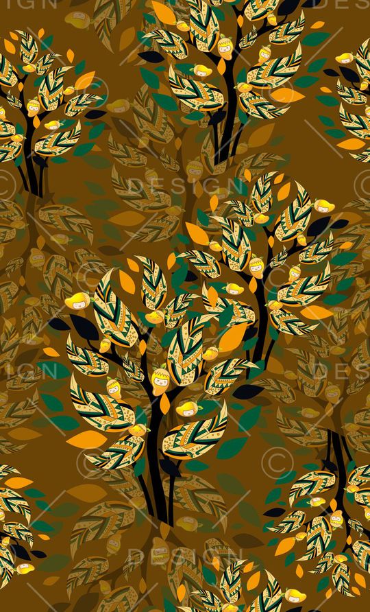 趣味图案印花华亿平台图片