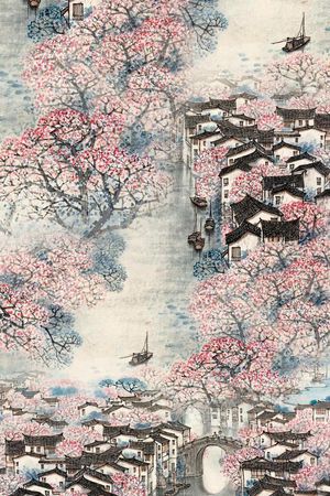 风景印花华亿平台图片