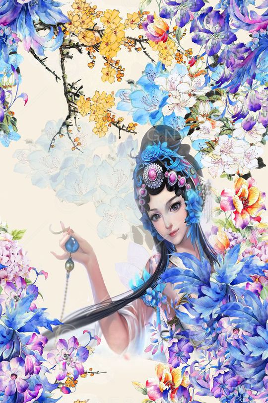 花朵印花华亿平台图片