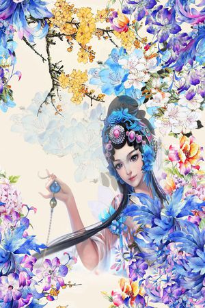 花朵印花华亿平台图片