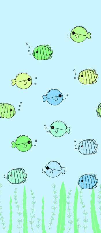 625638-可爱卡通小鱼--q